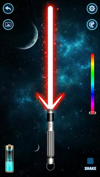 Lightsaber Gun Simulator [MOD: разблокировано всё и без рекламы] — Скачать бесплатно (APK) — скриншот 4