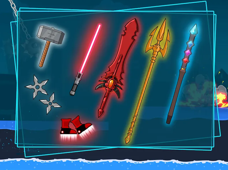 Stick-man Fighting Games [MOD: безлимитные деньги и урон] — Скачать бесплатно (APK) — скриншот 3