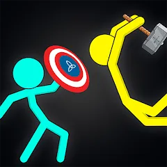 Stick-man Fighting Games [MOD: безлимитные деньги и урон] — Скачать бесплатно (APK)