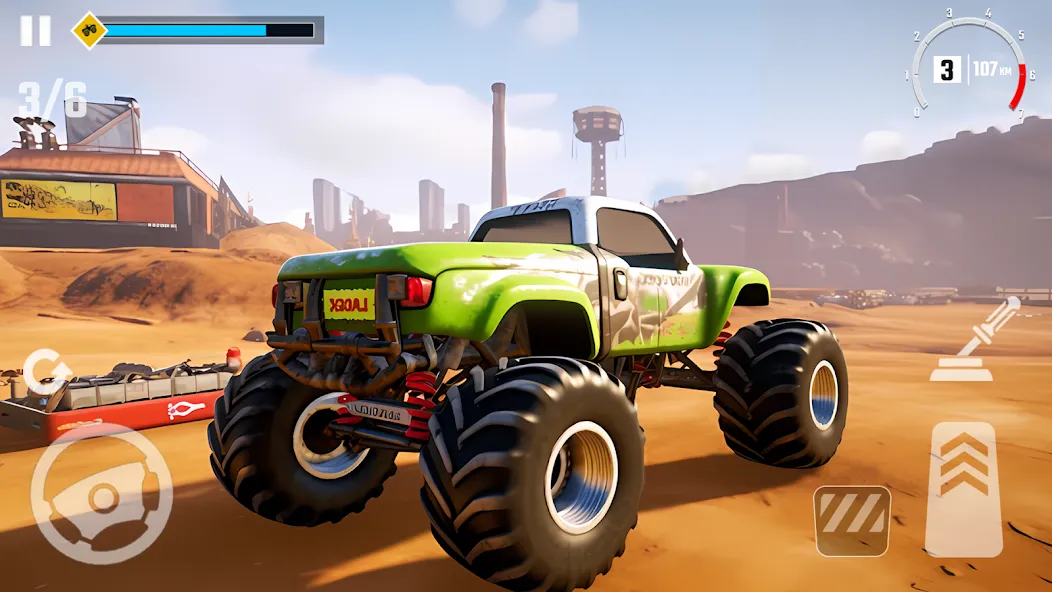 4x4 Monster Truck Racing Games [MOD: безлимитные деньги и все машины] последняя версия — скриншот 1