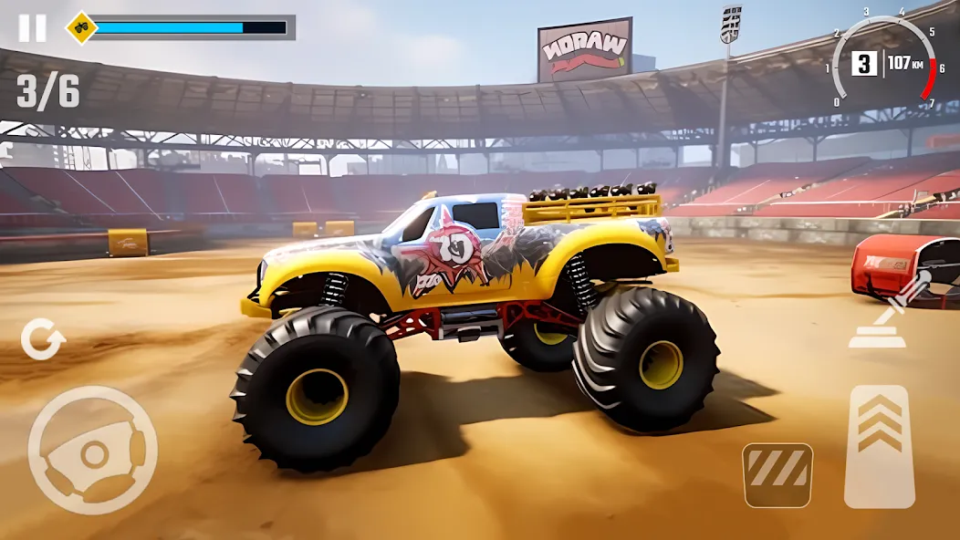 4x4 Monster Truck Racing Games [MOD: безлимитные деньги и все машины] последняя версия — скриншот 2