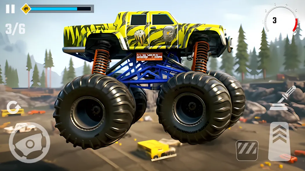 4x4 Monster Truck Racing Games [MOD: безлимитные деньги и все машины] последняя версия — скриншот 4