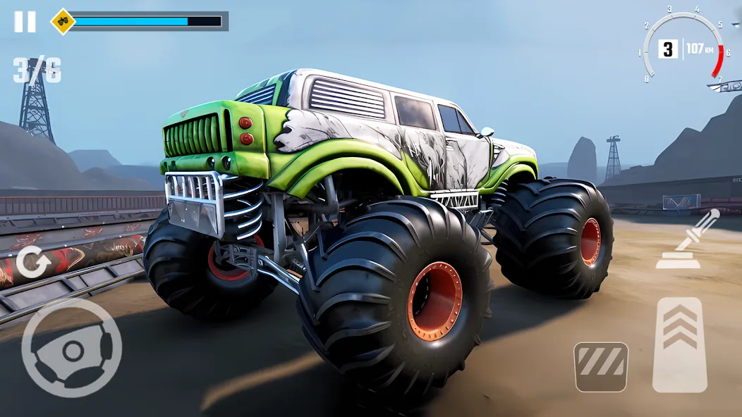 4x4 Monster Truck Racing Games [MOD: безлимитные деньги и все машины] последняя версия — скриншот 5
