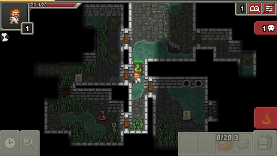 Shattered Pixel Dungeon [MOD: неограниченные ресурсы и усиленные персонажи] на Андроид — скриншот 1