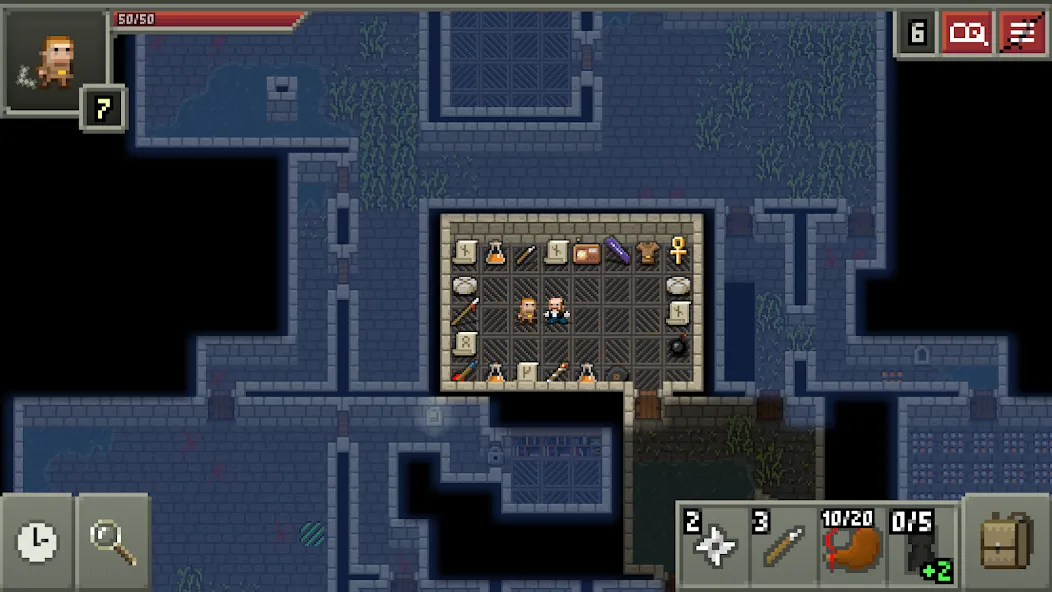 Shattered Pixel Dungeon [MOD: неограниченные ресурсы и усиленные персонажи] на Андроид — скриншот 2