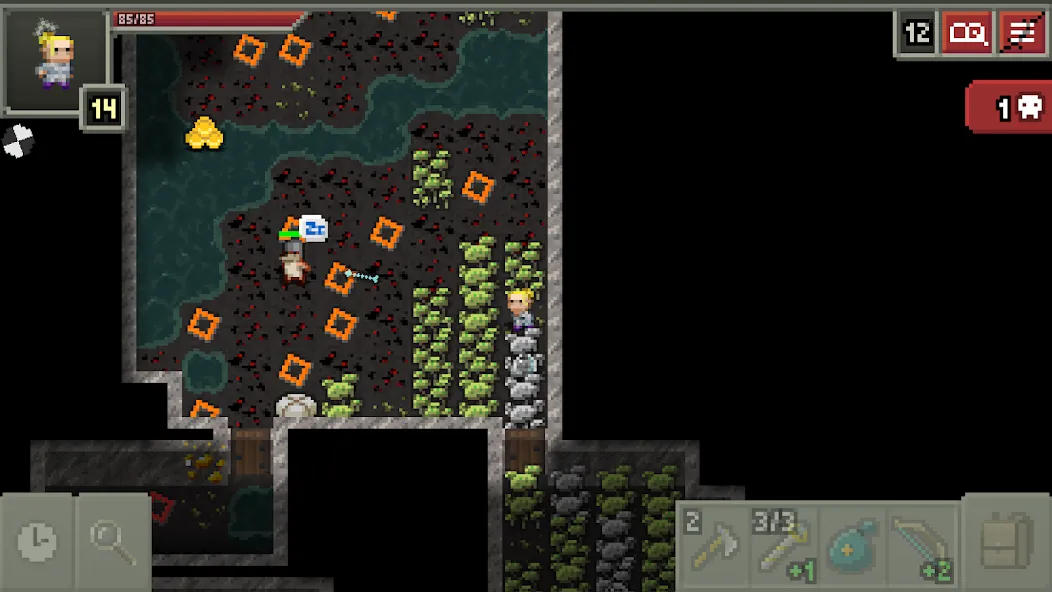 Shattered Pixel Dungeon [MOD: неограниченные ресурсы и усиленные персонажи] на Андроид — скриншот 3