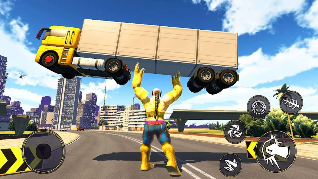 Super City Hero:superhero Game [MOD: безлимитные деньги и суперсилы] на Андроид — скриншот 5