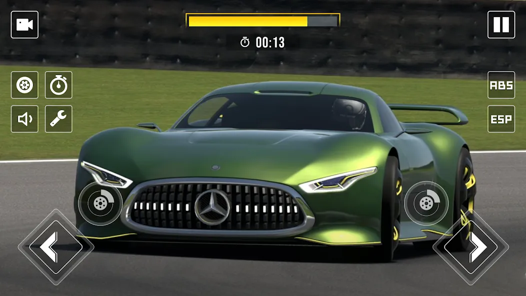 Взломанная Drive Mercedes Benz Vision Car [MOD: безлимитные деньги и топливо] на Андроид — скриншот 3