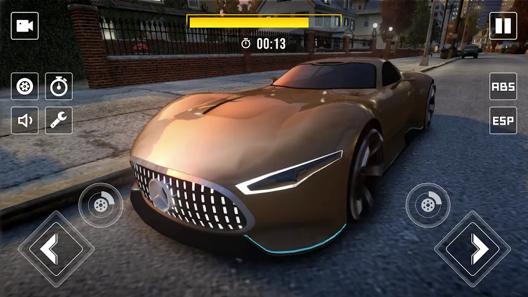 Взломанная Drive Mercedes Benz Vision Car [MOD: безлимитные деньги и топливо] на Андроид — скриншот 4