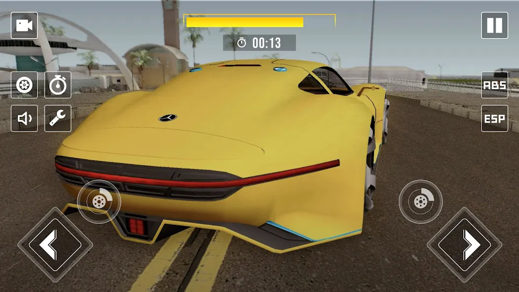 Взломанная Drive Mercedes Benz Vision Car [MOD: безлимитные деньги и топливо] на Андроид — скриншот 5