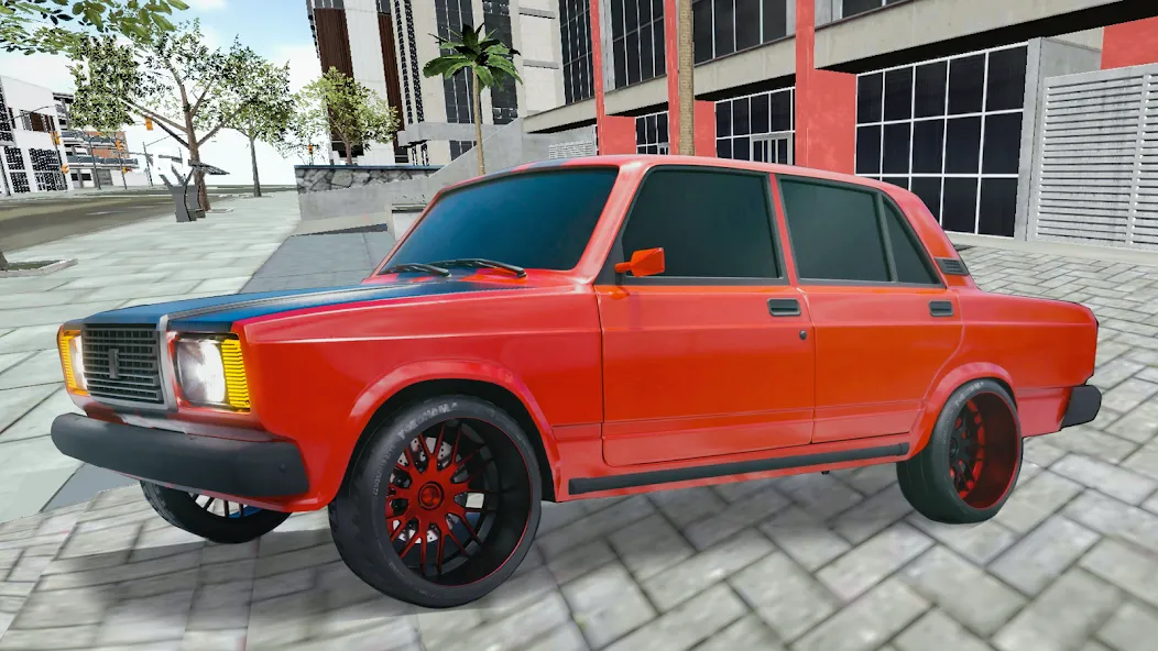 Drive Classic VAZ 2107 Parking [MOD: безлимитные деньги и топливо] последняя версия — скриншот 1
