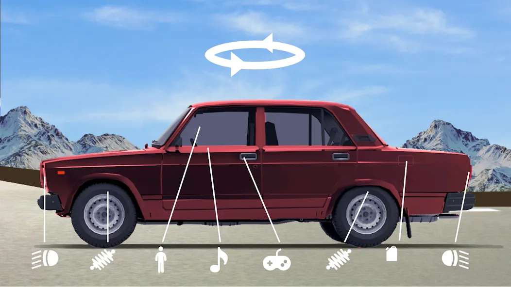 Drive Classic VAZ 2107 Parking [MOD: безлимитные деньги и топливо] последняя версия — скриншот 2