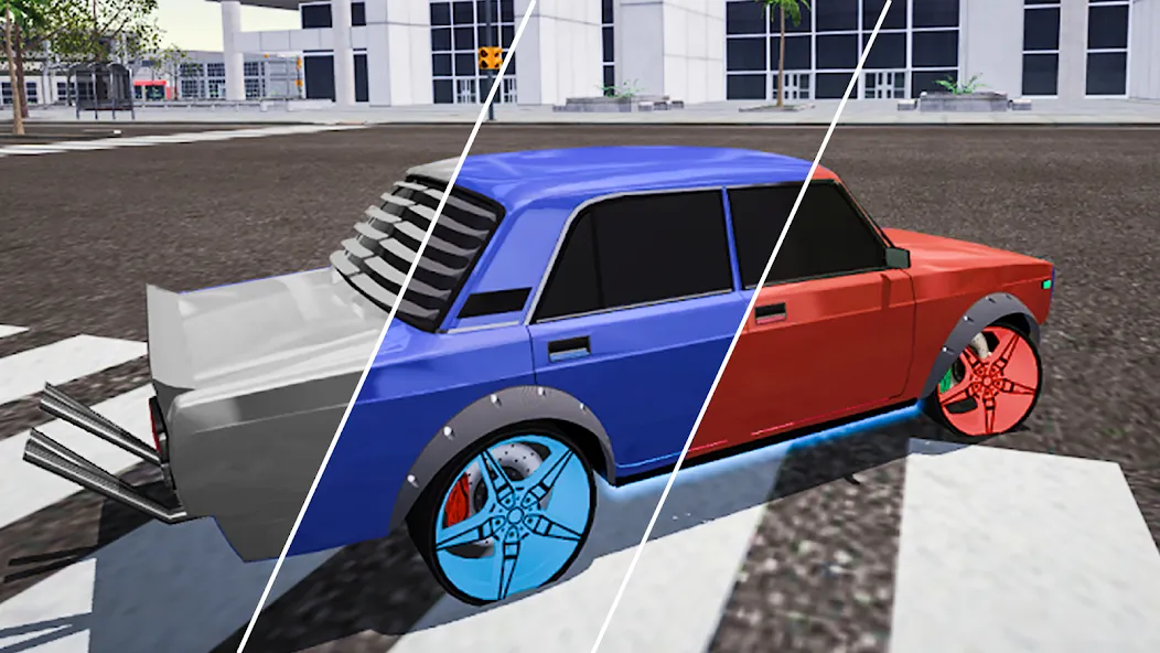 Drive Classic VAZ 2107 Parking [MOD: безлимитные деньги и топливо] последняя версия — скриншот 3