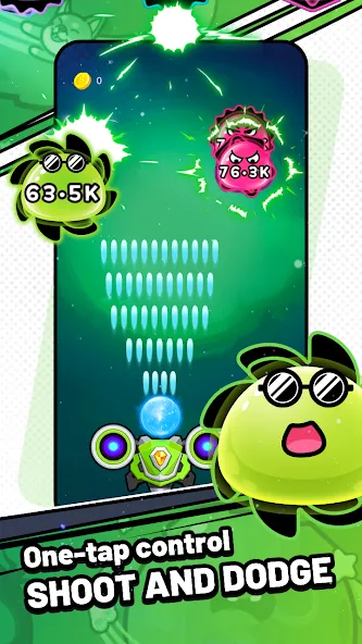 Slime Boom - Kick Slime [MOD: бесконечные ресурсы и усиленный урон] (Бесплатно / APK) — скриншот 2