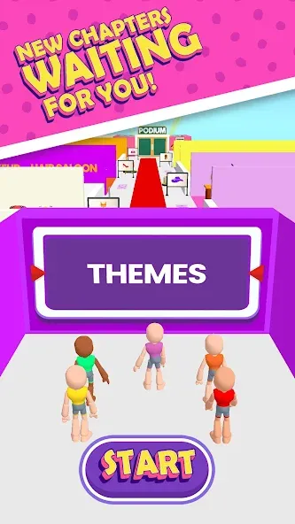 Взломанная Fashion Famous - Dress Up Game [MOD: безлимитные монеты и все наряды] на Андроид — скриншот 2