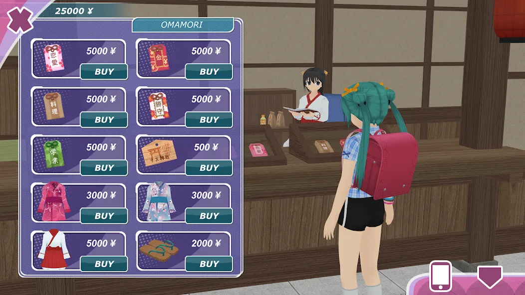 Shoujo City 3D [MOD: безлимитные деньги и все наряды] (Бесплатно / APK) — скриншот 2