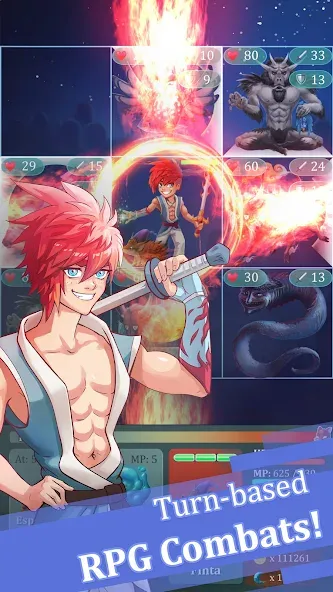Eternal Return: Turn-based RPG [MOD: безлимитные ресурсы и усиленные герои] на Андроид — скриншот 1