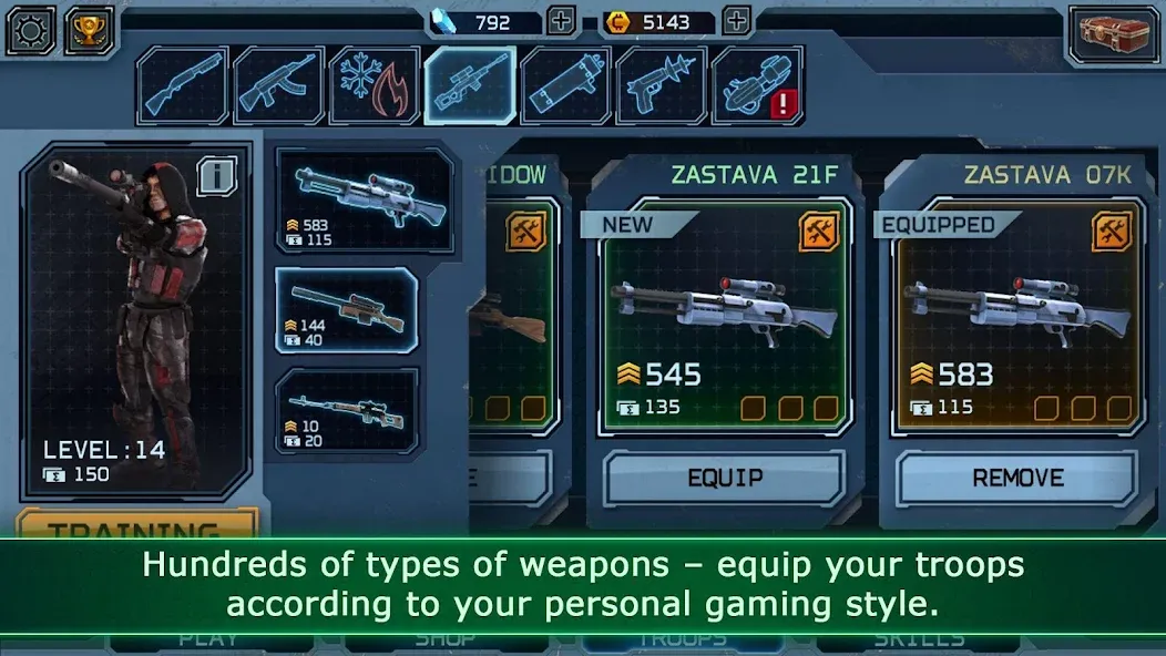 Скачать Alien Shooter TD [MOD: безлимитные деньги и патроны] — скриншот 3