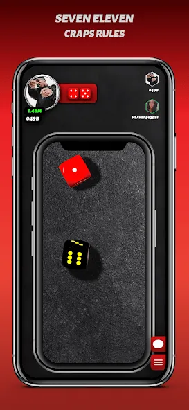 Phone Dice™ Street Dice Game [MOD: без рекламы и бесконечные броски] (Бесплатно / APK) — скриншот 2
