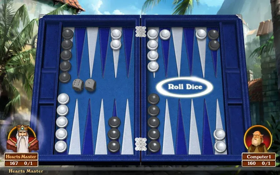 Взломанная Hardwood Backgammon [MOD: без рекламы и все режимы открыты] на Андроид — скриншот 3