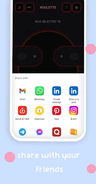 Взломанная Mini : Finger Picker Chooser [MOD: быстрый выбор пальца без рекламы] на Андроид — скриншот 3
