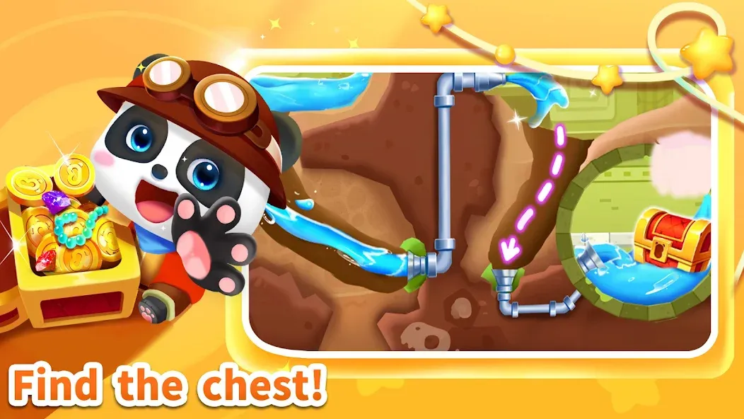 Взломанная Little Panda’s Jewel Adventure [MOD: безлимитные монеты и все уровни открыты] на Андроид — скриншот 2