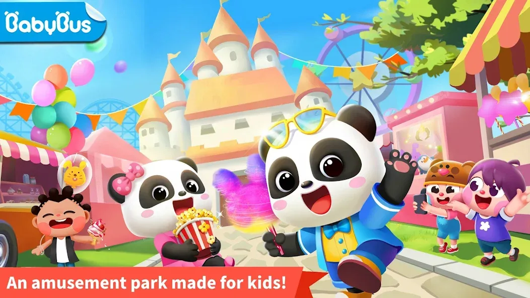 Скачать взлом Baby Panda's Fun Park [MOD: без рекламы и много монет] — скриншот 1