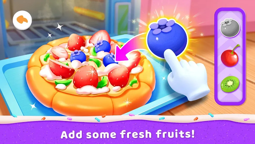 Скачать Little Panda's Cake Shop [MOD: много денег и все рецепты открыты] на телефон — скриншот 2