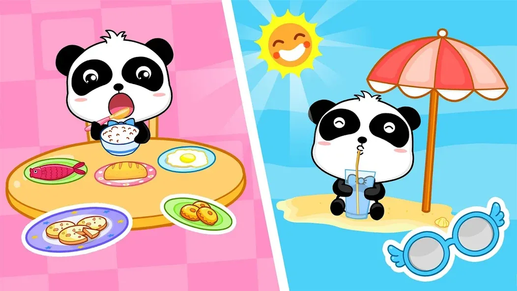 Baby Panda's Daily Life [MOD: без рекламы и всё открыто] на Андроид — скриншот 2