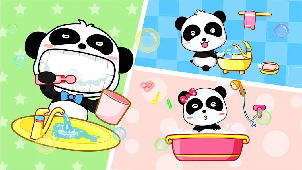 Baby Panda's Daily Life [MOD: без рекламы и всё открыто] на Андроид — скриншот 4