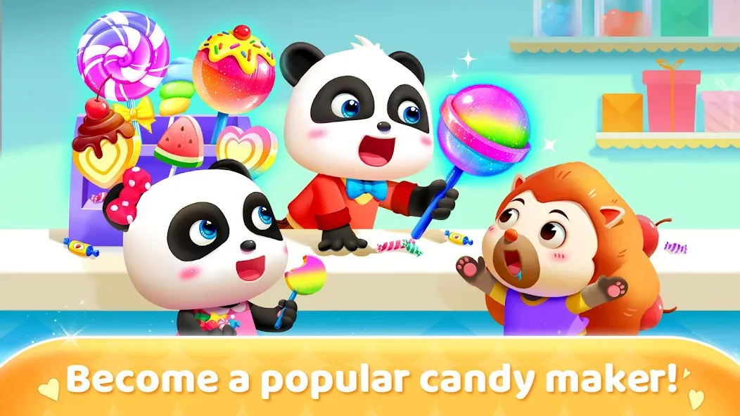 Little Panda's Candy Shop [MOD: много монет и без рекламы] (Бесплатно / APK) — скриншот 5