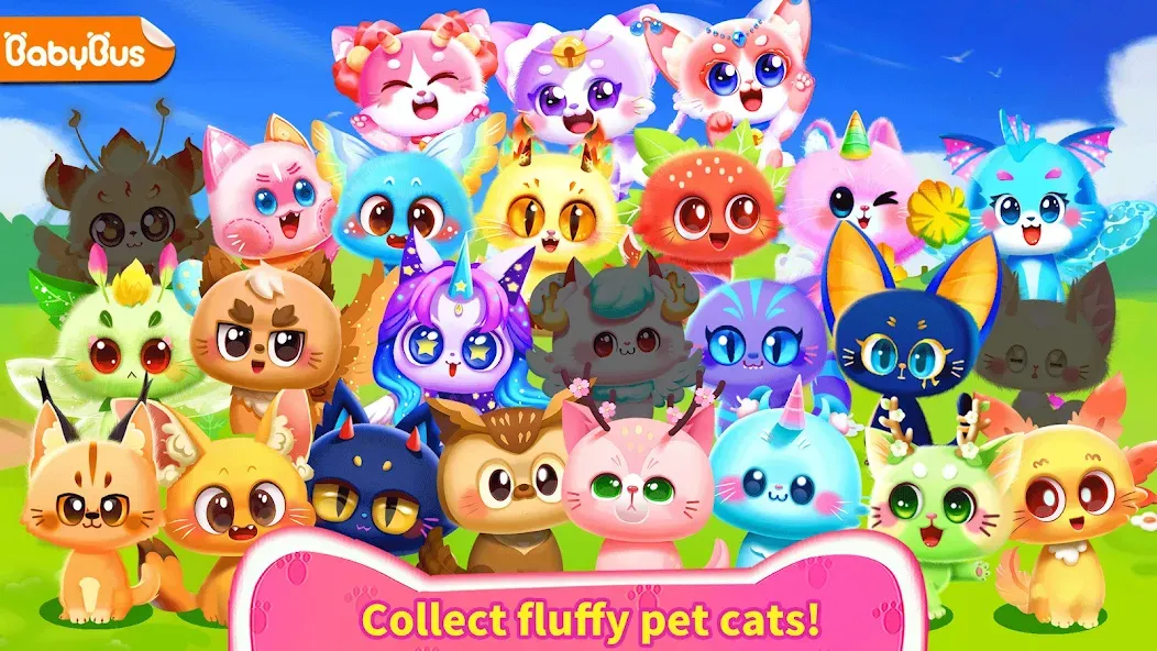 Little Panda's Cat Game [MOD: безлимитные монеты и разблокированы все уровни] на Андроид — скриншот 1