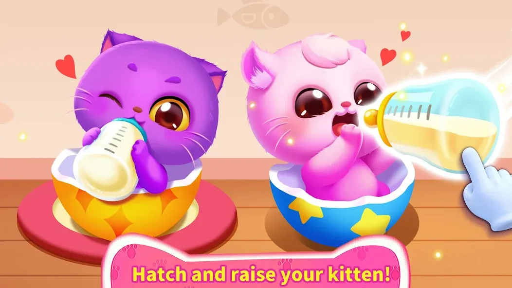Little Panda's Cat Game [MOD: безлимитные монеты и разблокированы все уровни] на Андроид — скриншот 2