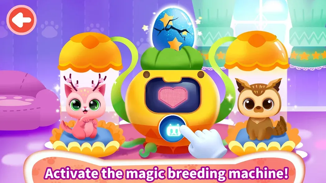 Little Panda: Baby Cat Daycare [MOD: безлимитные деньги и все питомцы] на Андроид — скриншот 2