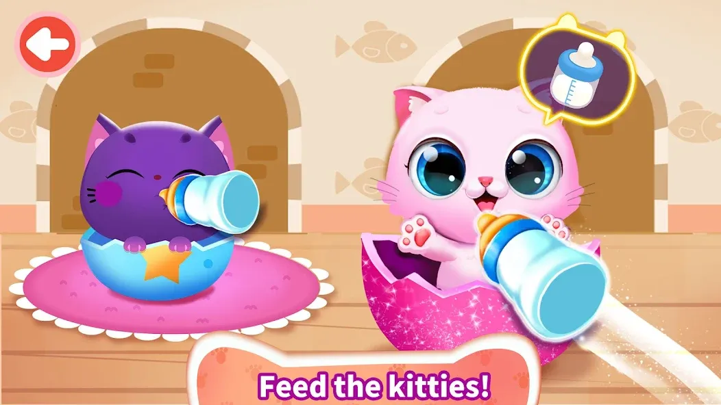 Little Panda: Baby Cat Daycare [MOD: безлимитные деньги и все питомцы] на Андроид — скриншот 3