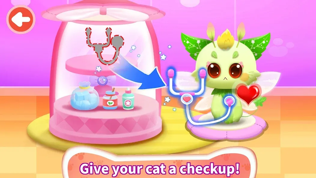 Little Panda: Baby Cat Daycare [MOD: безлимитные деньги и все питомцы] на Андроид — скриншот 4