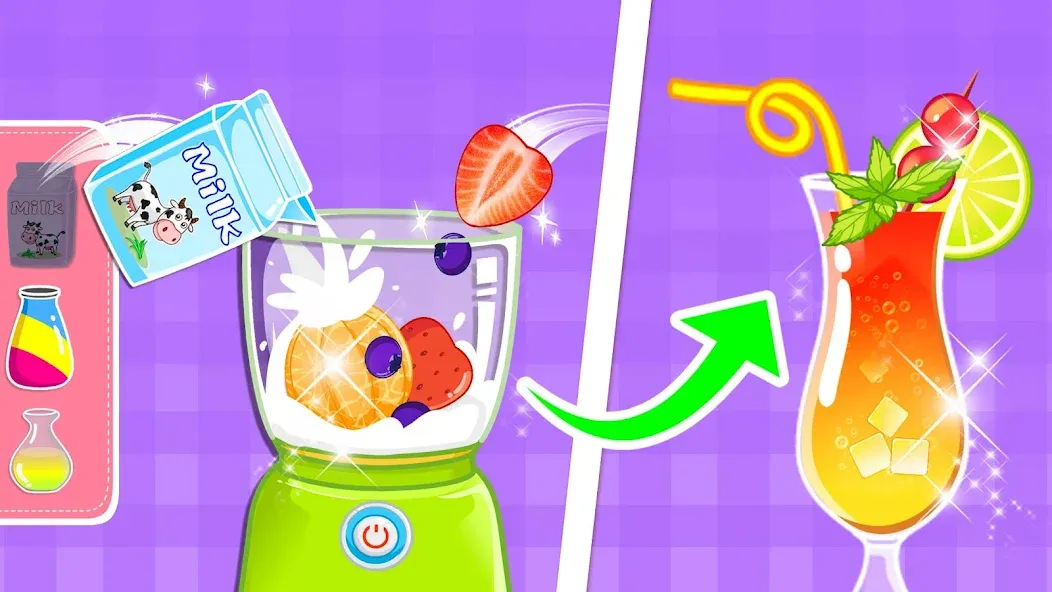 Скачать взлом My Baby Panda Chef [MOD: новые рецепты и все блюда] — скриншот 4