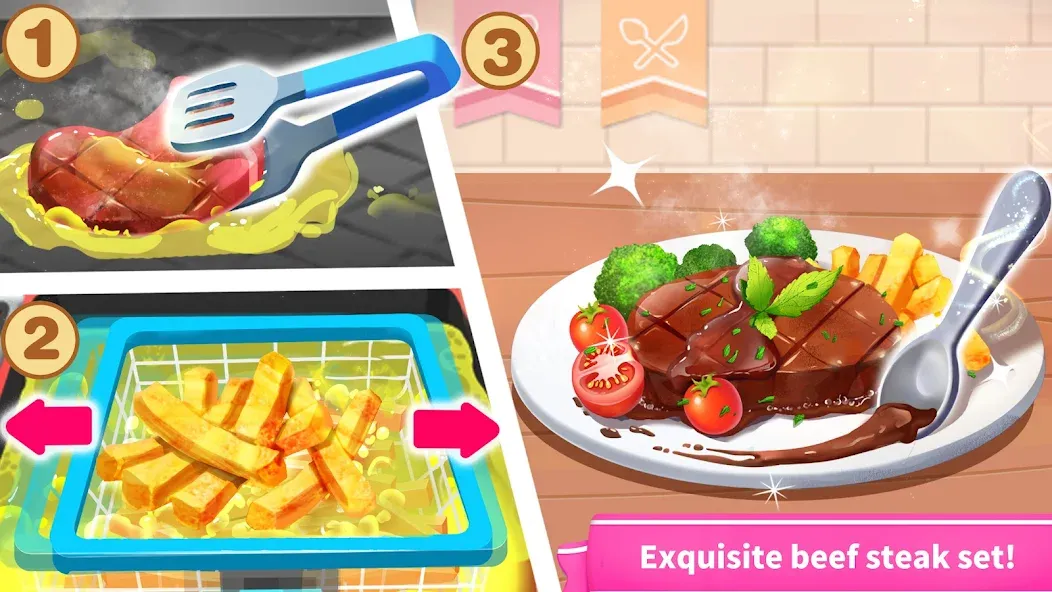Little Panda's World Recipes [MOD: много рецептов и ингредиентов] последняя версия — скриншот 2