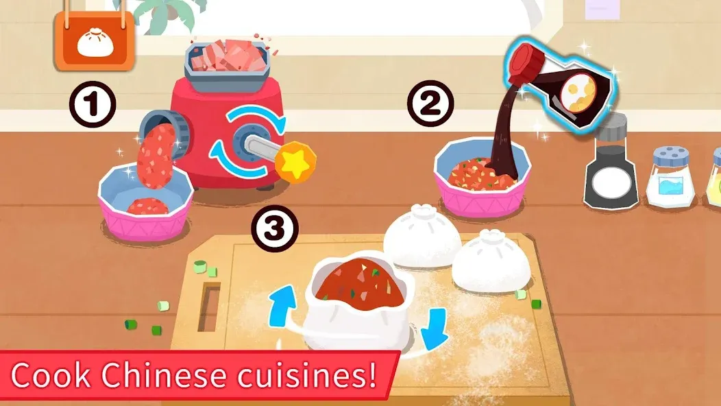 Скачать взлом Baby Panda's Breakfast Cooking [MOD: без рекламы и открыты все рецепты] — скриншот 4