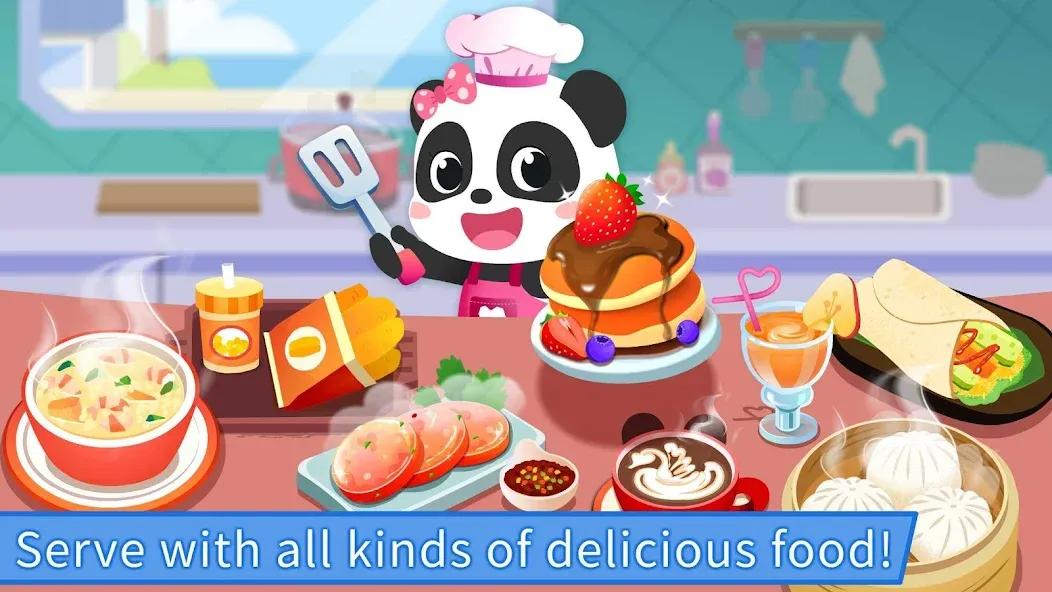 Скачать взлом Baby Panda's Breakfast Cooking [MOD: без рекламы и открыты все рецепты] — скриншот 5