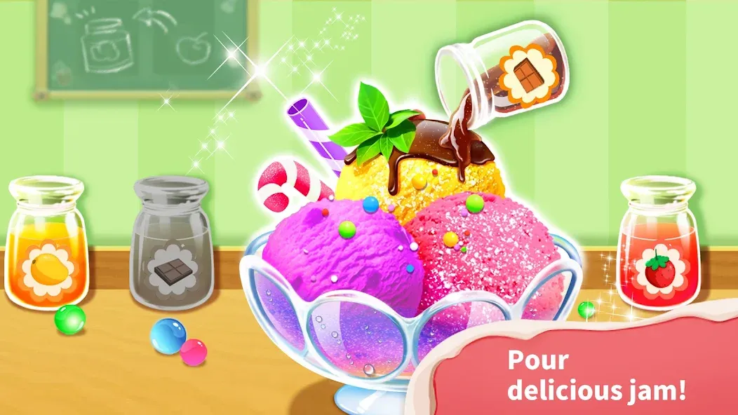 Baby Panda’s Ice Cream Shop [MOD: безлимитные монеты и все рецепты] — Скачать бесплатно (APK) — скриншот 2