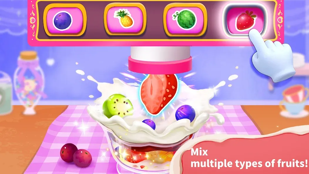 Baby Panda’s Ice Cream Shop [MOD: безлимитные монеты и все рецепты] — Скачать бесплатно (APK) — скриншот 3