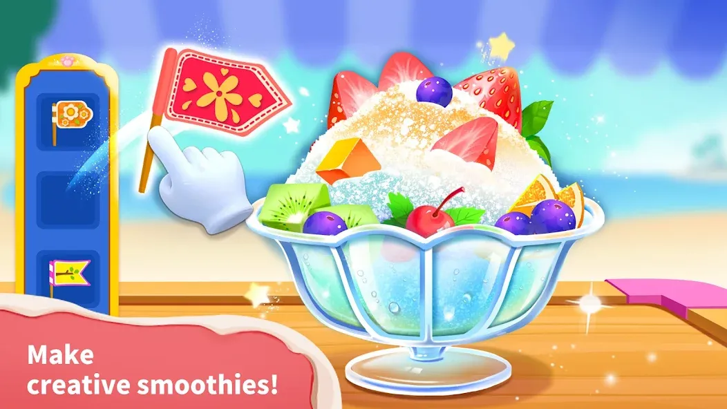 Baby Panda’s Ice Cream Shop [MOD: безлимитные монеты и все рецепты] — Скачать бесплатно (APK) — скриншот 4