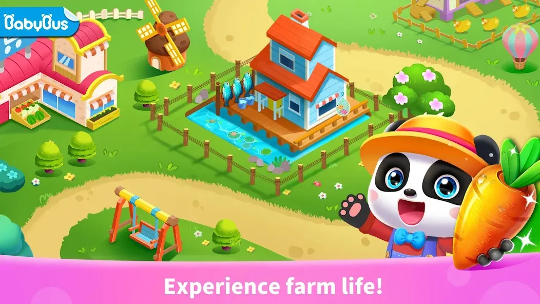 Скачать Little Panda's Farm [MOD: безлимитные деньги и ресурсы] на телефон — скриншот 1