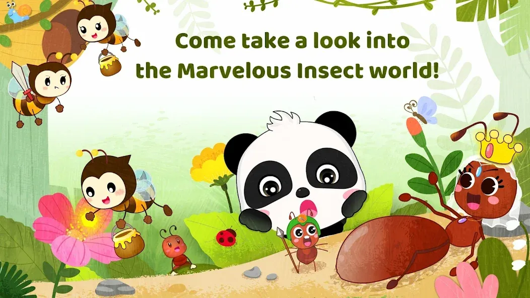 Скачать взлом Little Panda's Insect World [MOD: все насекомые разблокированы] — скриншот 5