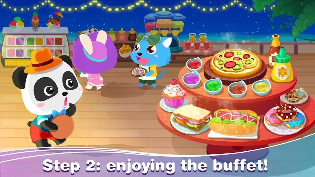 Взломанная Baby Panda’s Summer: Vacation [MOD: безлимитные деньги и все предметы] на Андроид — скриншот 2