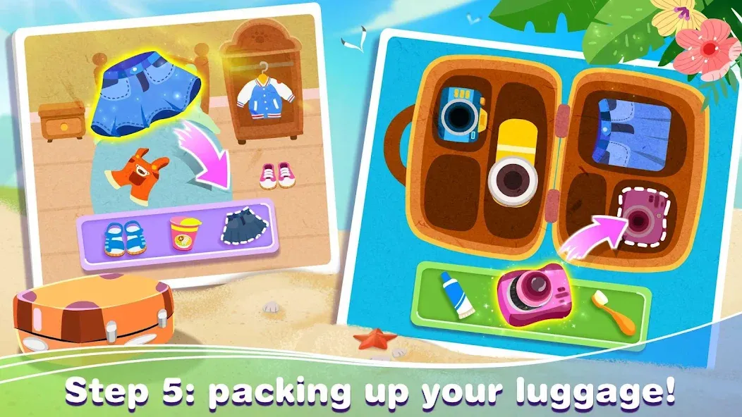 Взломанная Baby Panda’s Summer: Vacation [MOD: безлимитные деньги и все предметы] на Андроид — скриншот 5