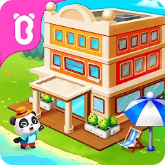 Взломанная Baby Panda’s Summer: Vacation [MOD: безлимитные деньги и все предметы] на Андроид