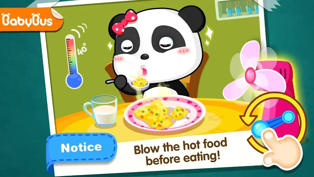 Скачать взлом Baby Panda Home Safety [MOD: все уровни и предметы открыты] — скриншот 1