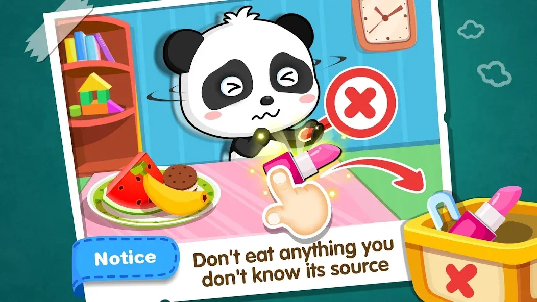 Скачать взлом Baby Panda Home Safety [MOD: все уровни и предметы открыты] — скриншот 2